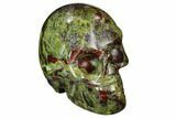 Polished Dragon's Blood Jasper Skull - South Africa #112181-1